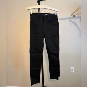 Sam Edelman The Stiletto High Rise Skinny Crop black denim jeans size 2/26 NWT